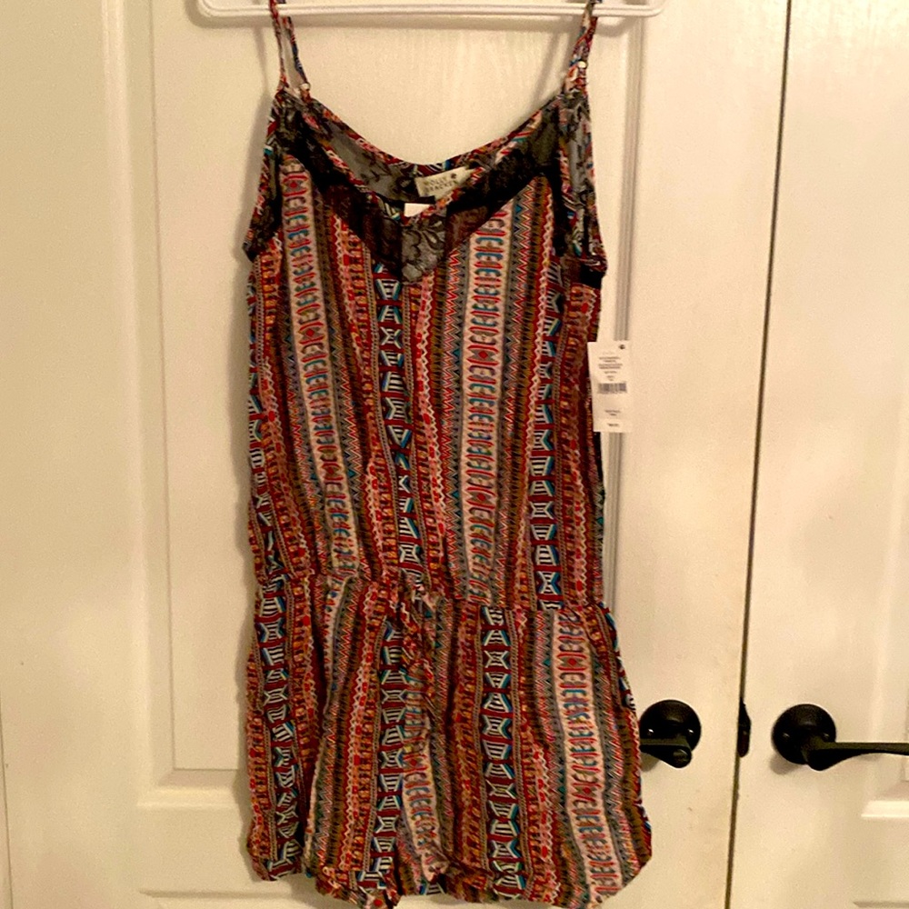 Molly Bracken Star Ladies Woven Jumpsuit